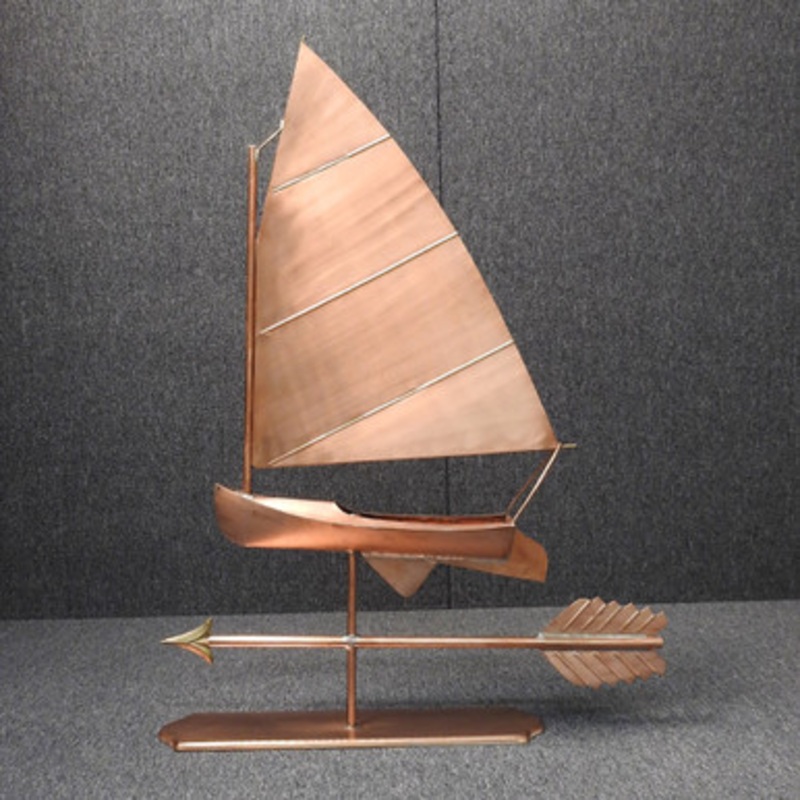 Catboat Sailboat Display Weathervane  TT101