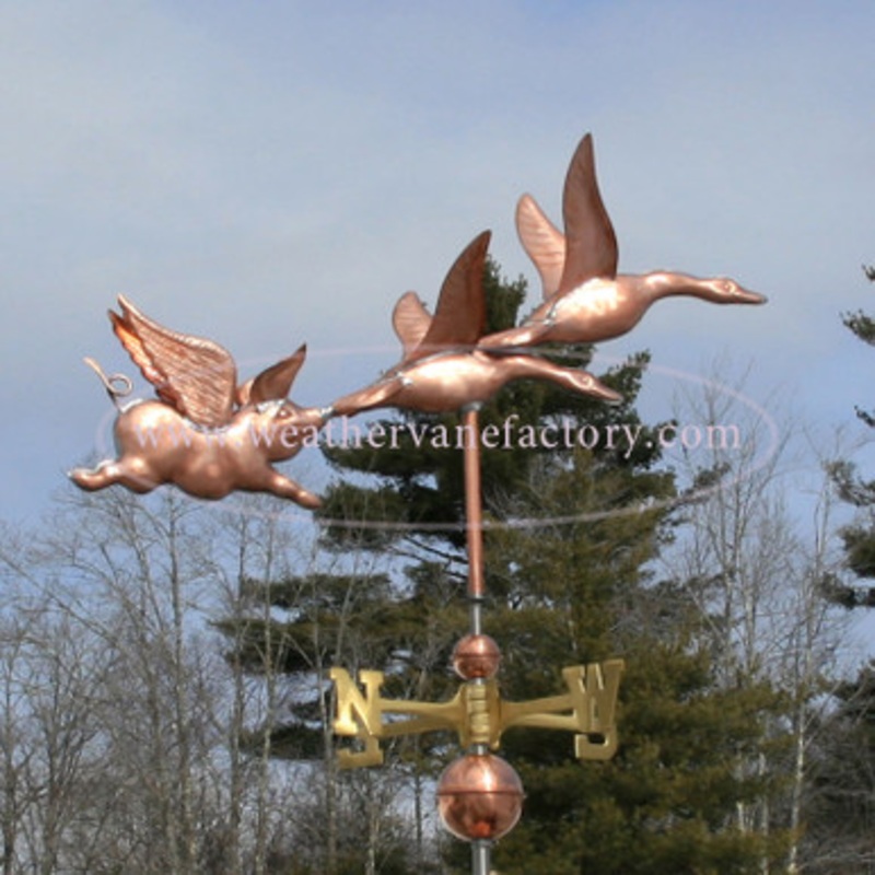 Flying Geese and Pig Weathervane   409