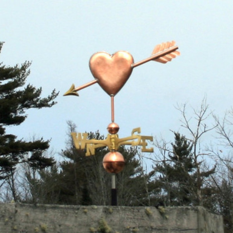 Heart with Arrow Weathervane  449