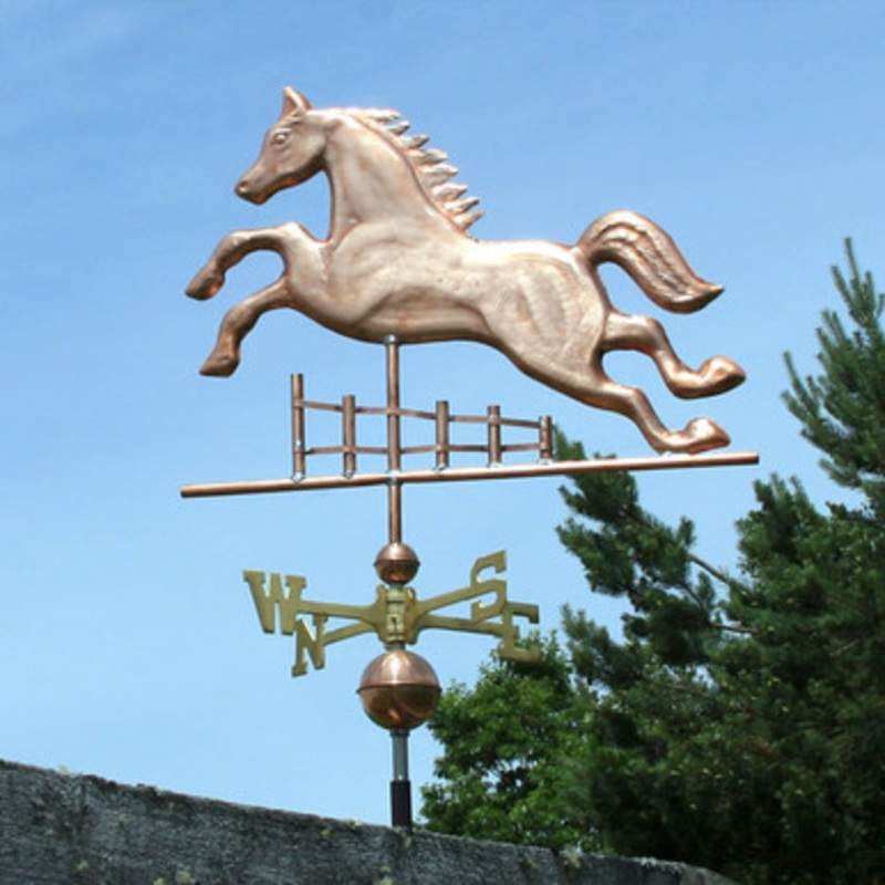 Horse Jumping over a Fence Weathervane – 218