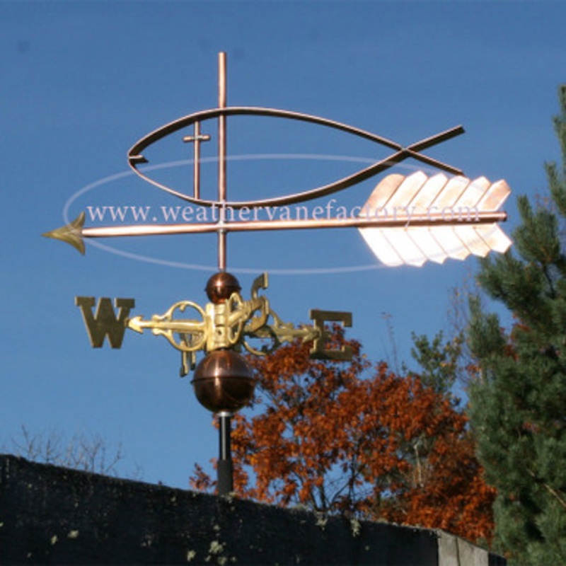 Jesus Fish Weathervane 280