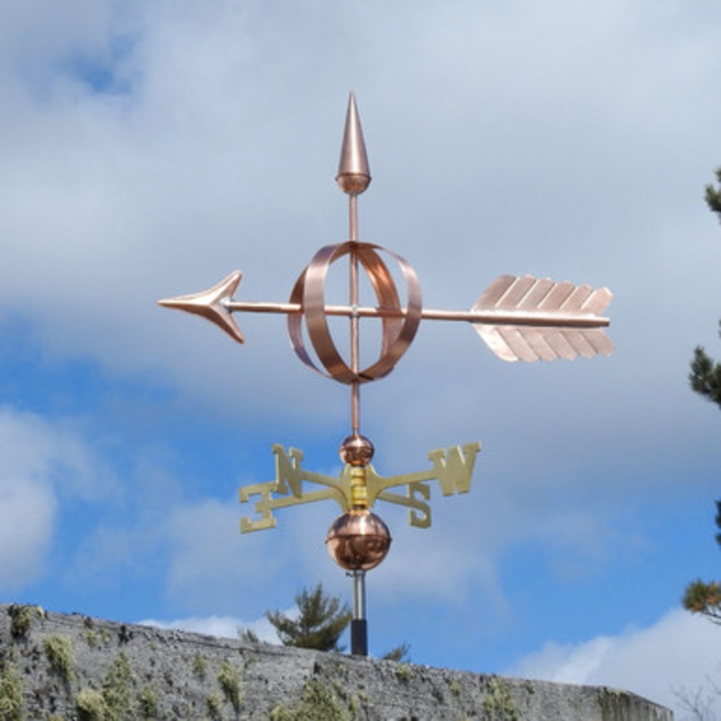 Medium Arrow Sphere Weathervane   313