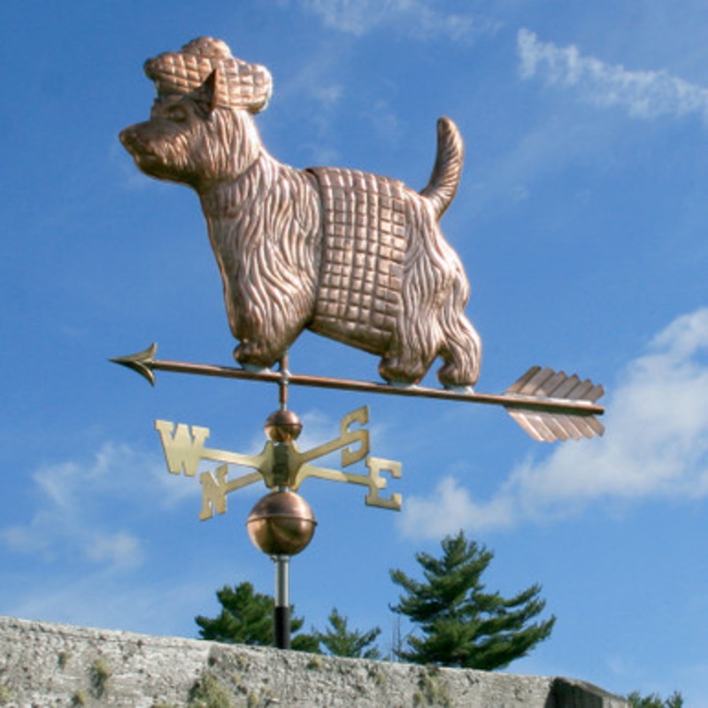 West Highland Terrier with Kilt Weathervane  796
