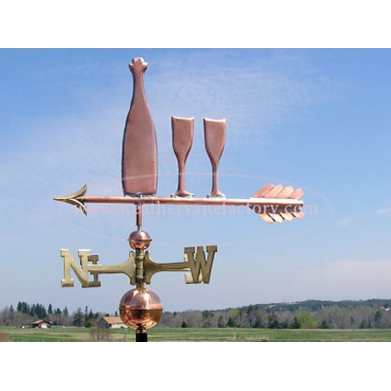 Wine Bottle Weathervane  314