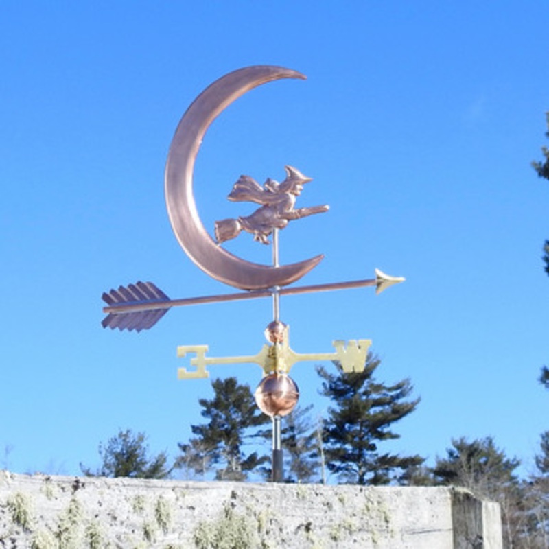 Witch in the Moon Weathervane   MM-337