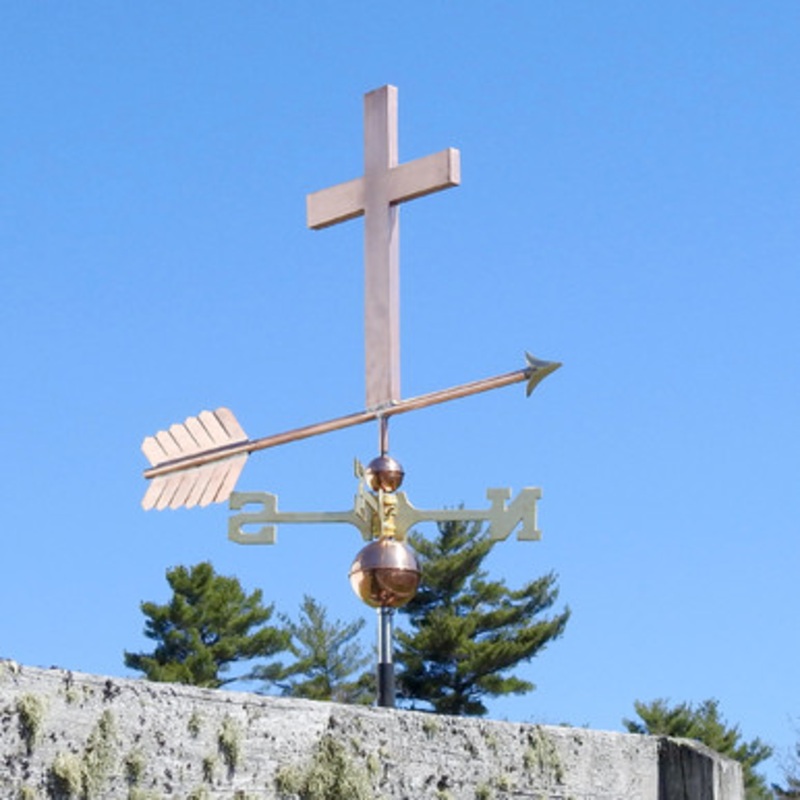 Cross Weathervane MM-265