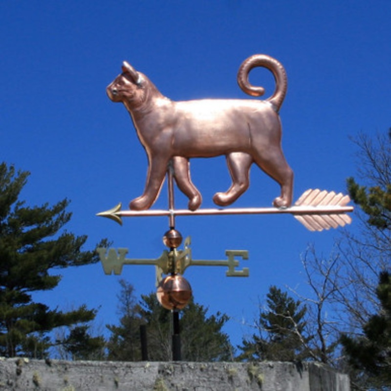 Curly Tail Cat Weathervane  627