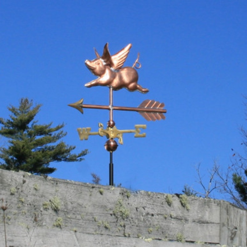 Flying Pig Weathervane   550