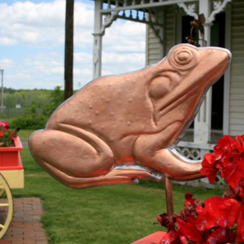 Frog Garden Stake  1006