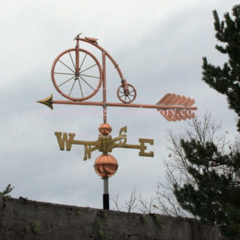 High Wheel Bicycle Weathervane  523