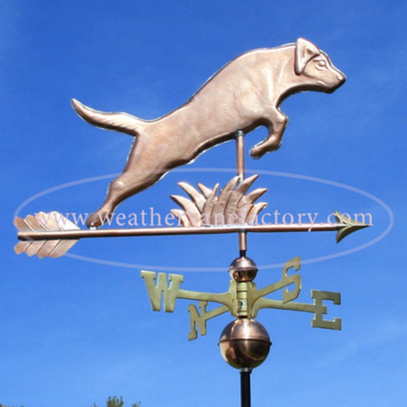 Jumping Labrador Weathervane   249