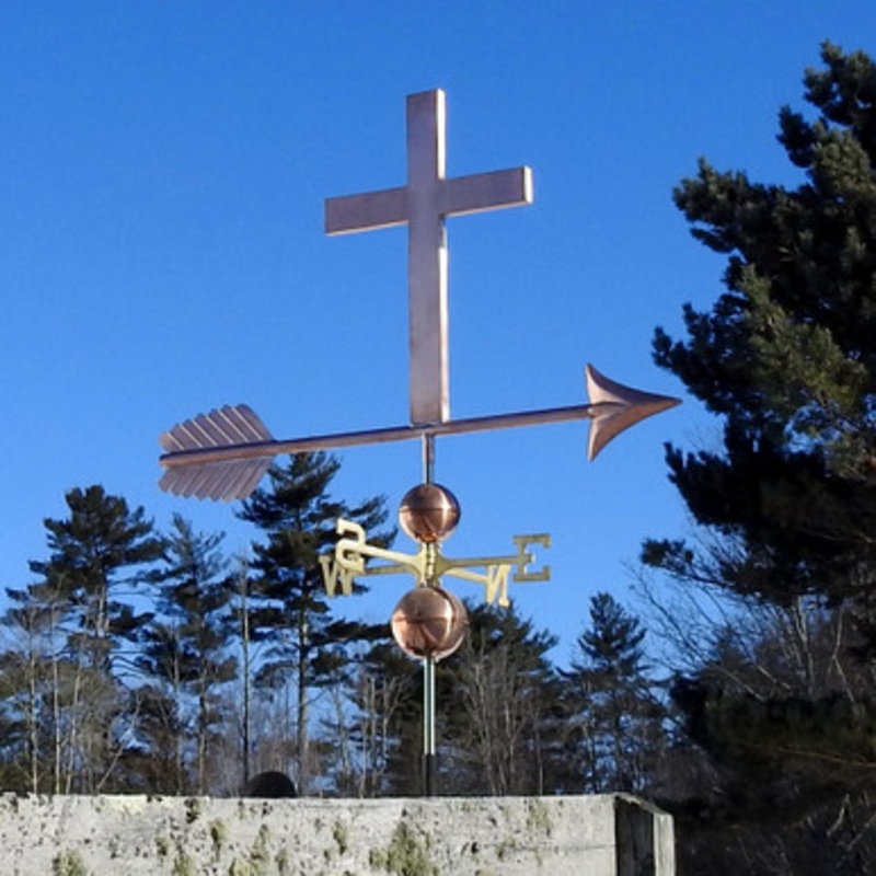 Large Cross Weathervane  230