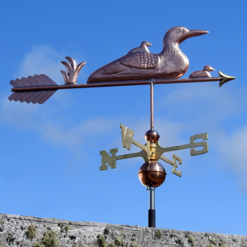 Loon with Chicks Weathervane  299