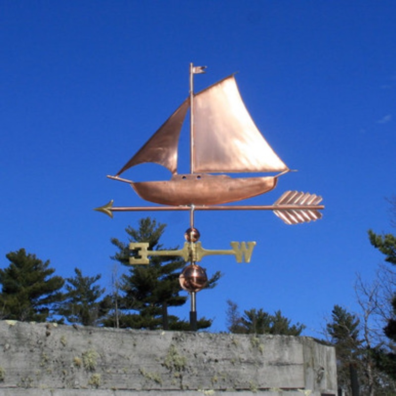 Sloop Weathervane  594