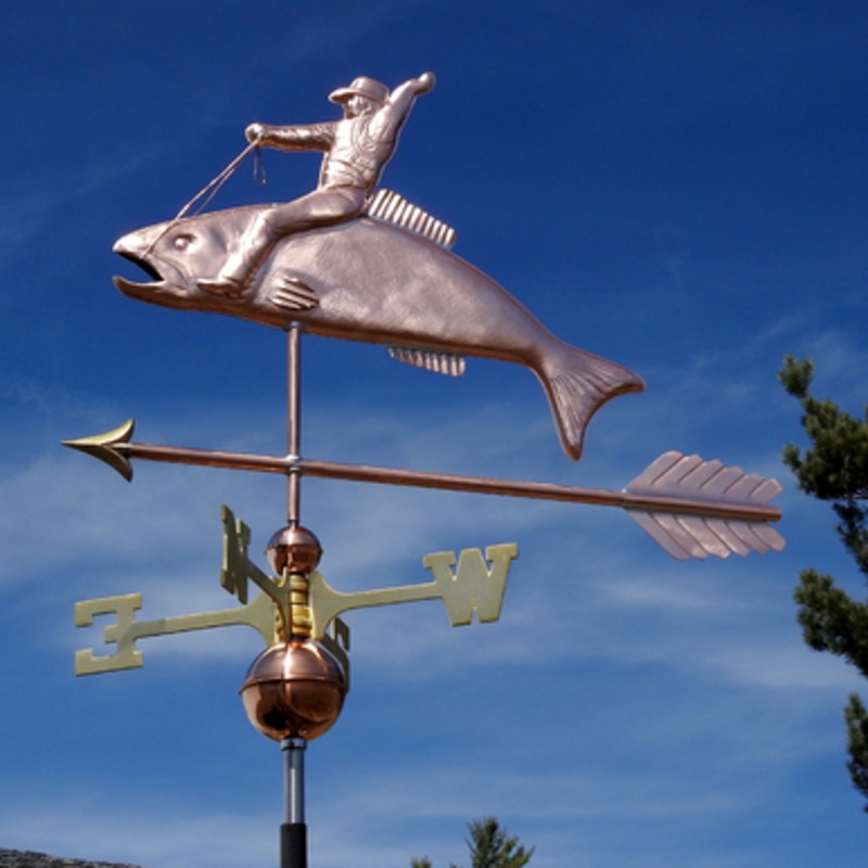 Trout Fisherman Weathervane    747
