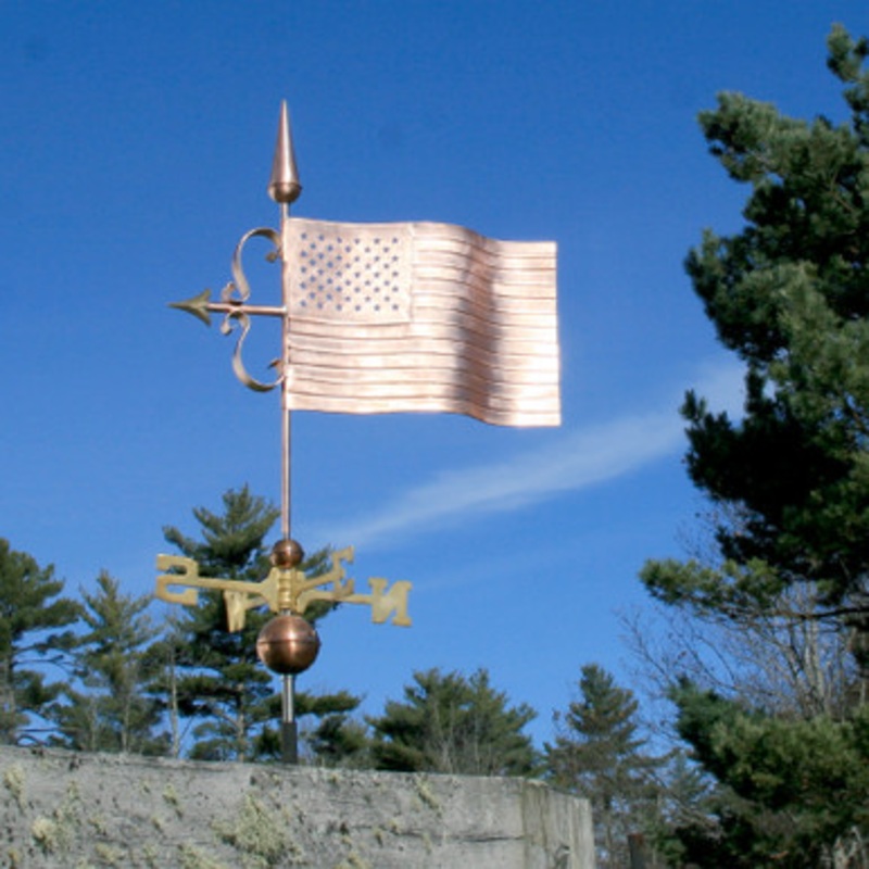 American Flag Weathervane  853