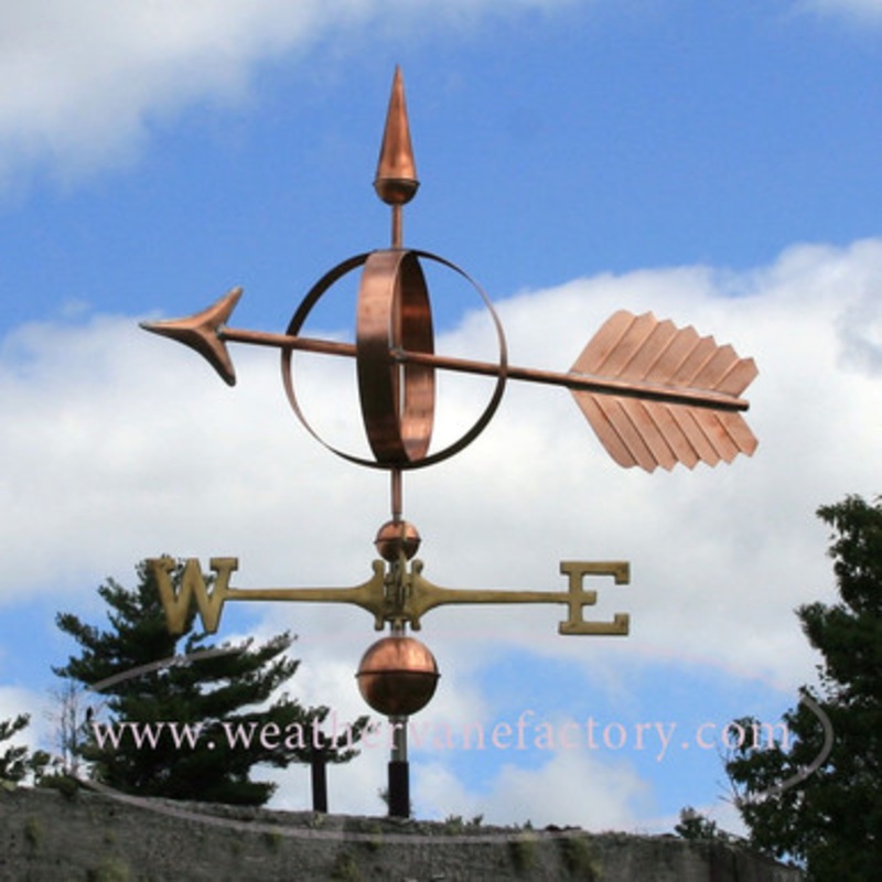 Big Arrow Sphere Weathervane   209