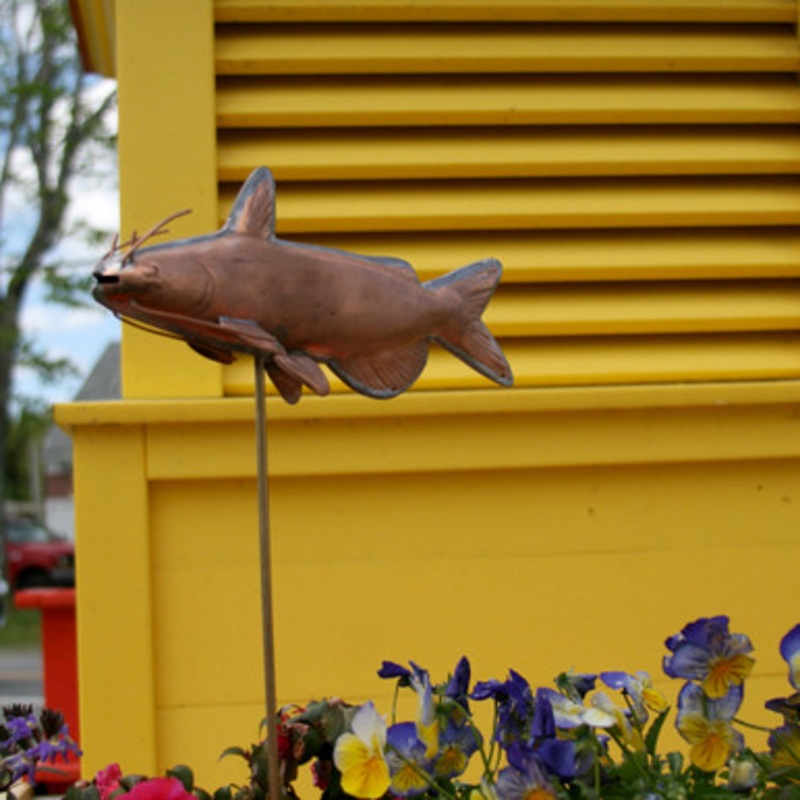 Catfish Garden Stake  1002