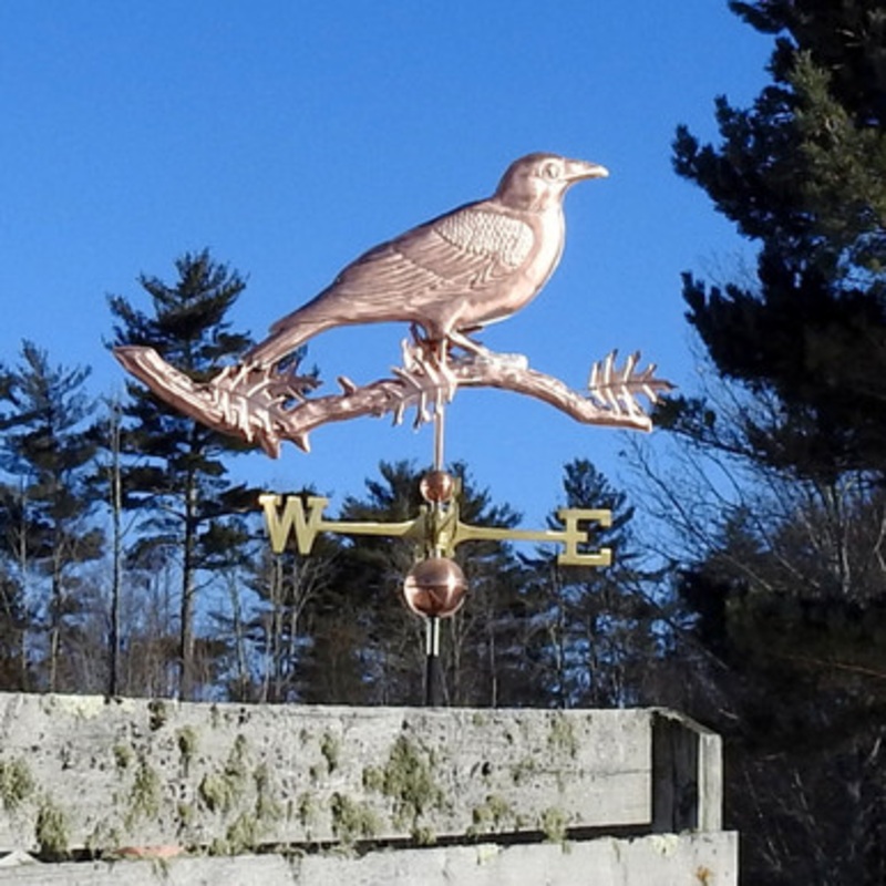 Crow on Branch Weathervane  234
