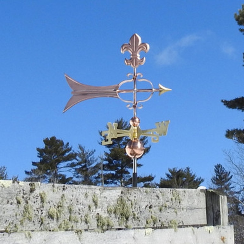 Fleur de Lis Arrow Weathervane   137