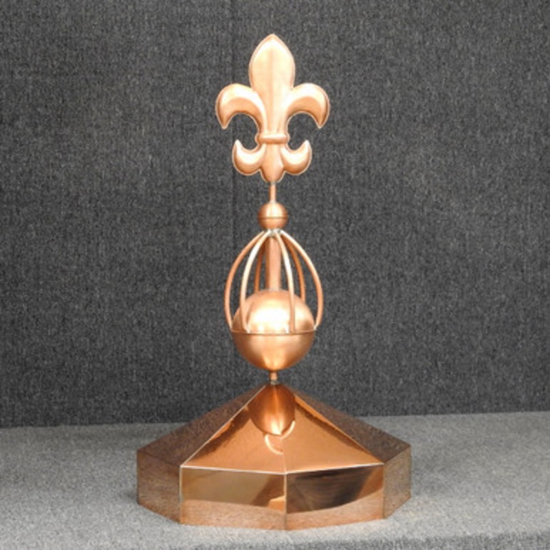 Gazebo Cap with Fleur de Lis Finial GC-530