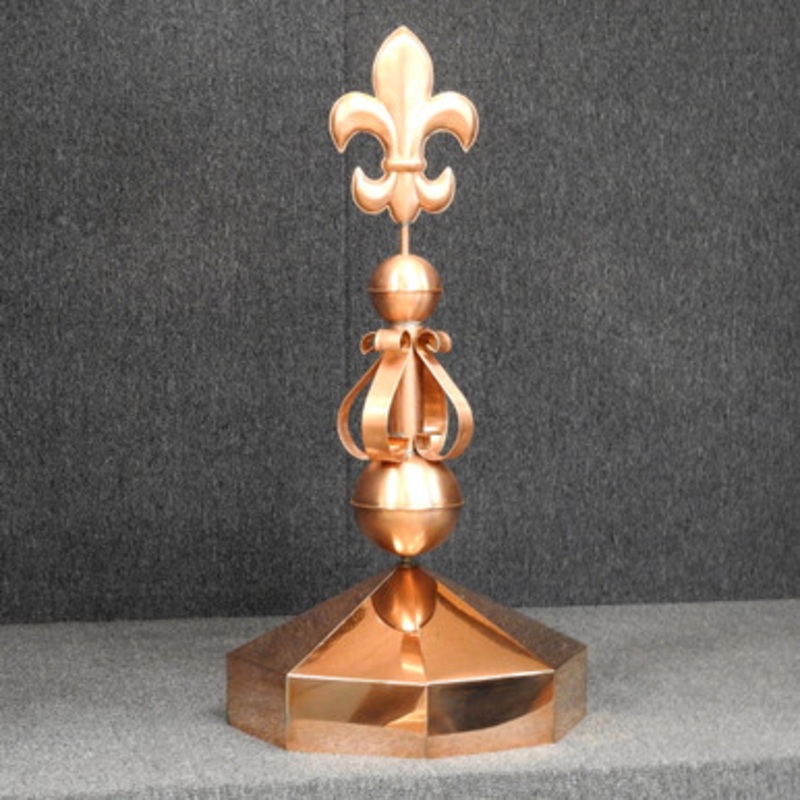 Gazebo Cap with Fleur de Lis Finial GC-580