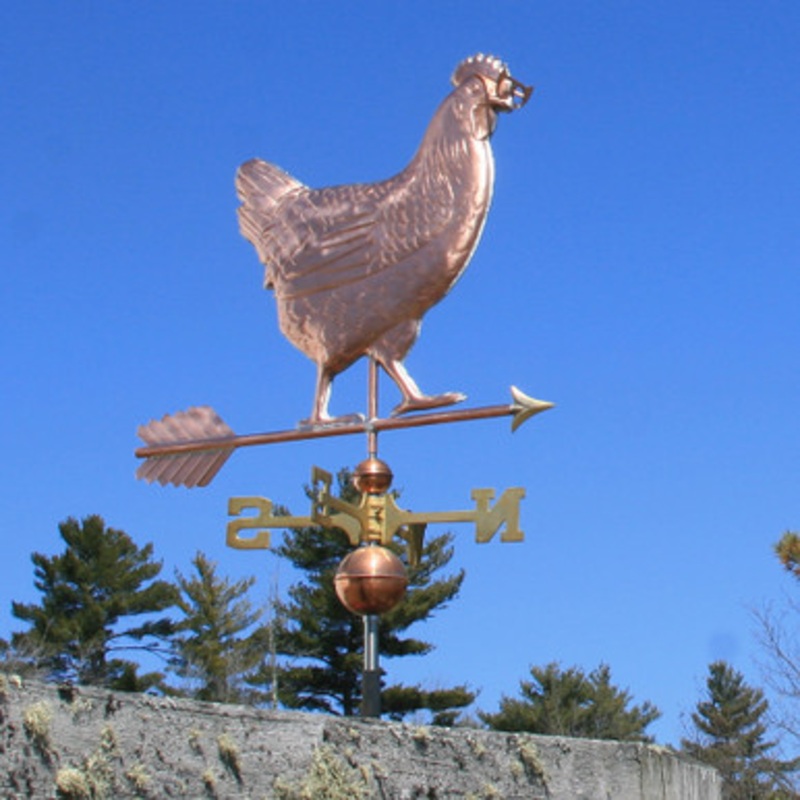 Hen with Glasses Weathervane  864