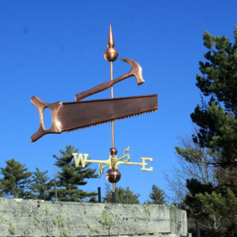 Large Saw and Hammer Weathervane    651
