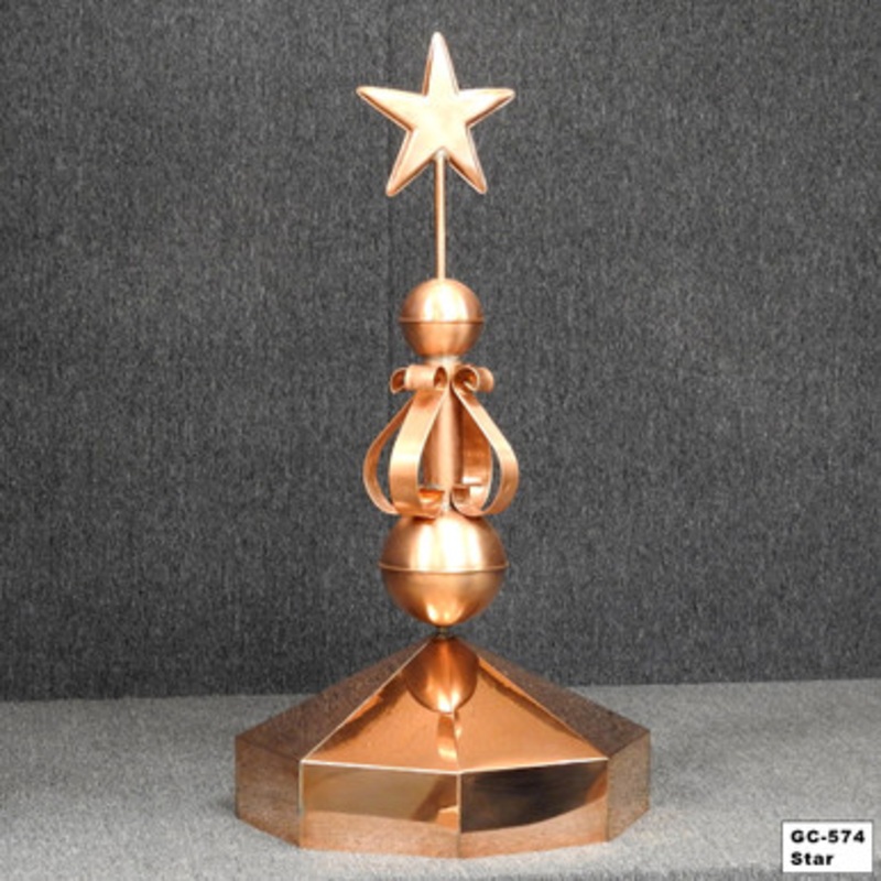 Octagon Gazebo Cap with Victorian Finial      GC-104