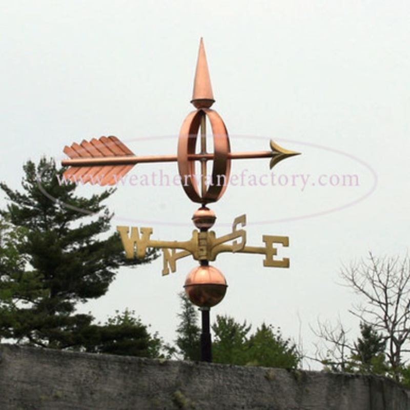 Oval Arrow Sphere Weathervane   128
