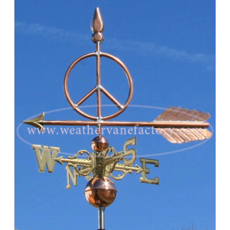 Peace Sign Weathervane  472