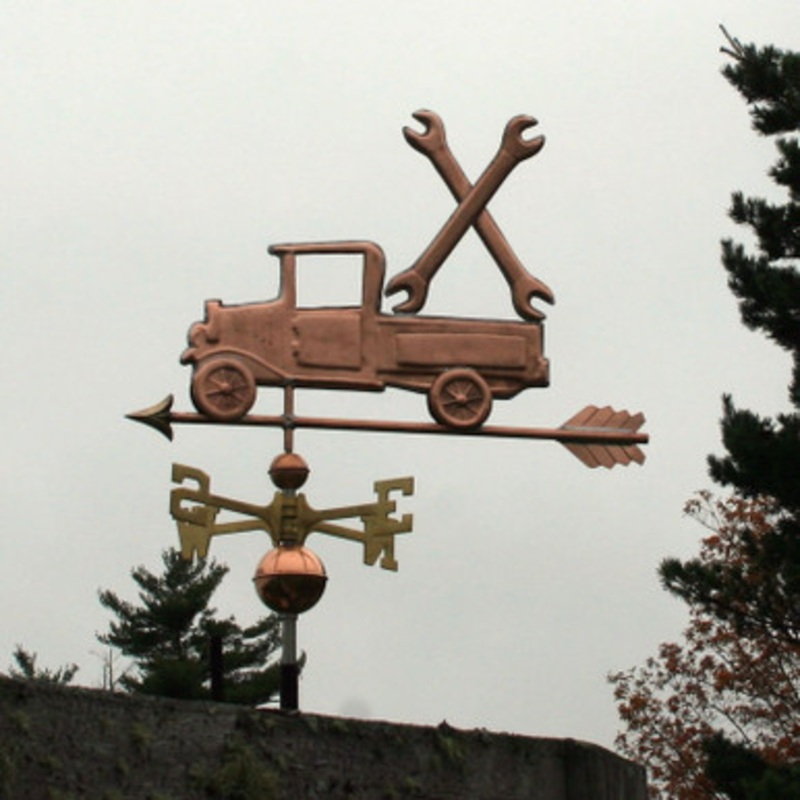 Pickup Truck with Wrenches Weathervane  699