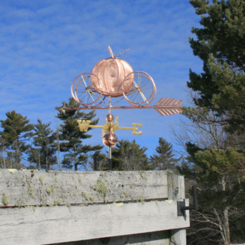 Pumpkin Carriage Weathervane  728