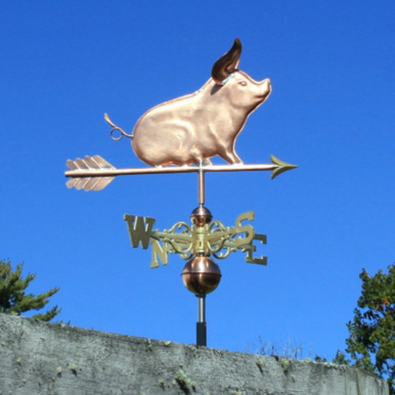 Sitting Pig Weathervane   117