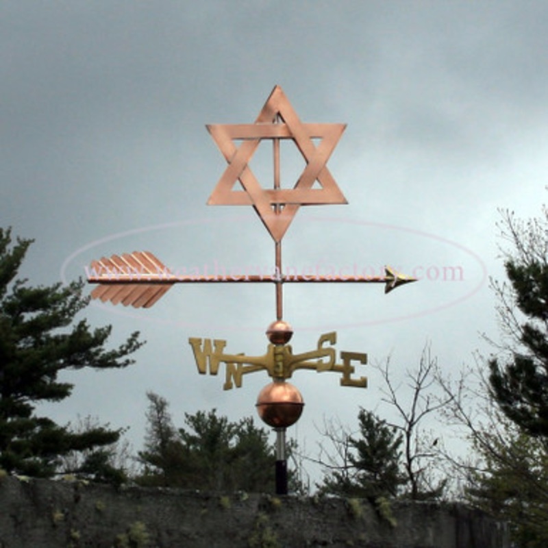 Star of David Weathervane  529