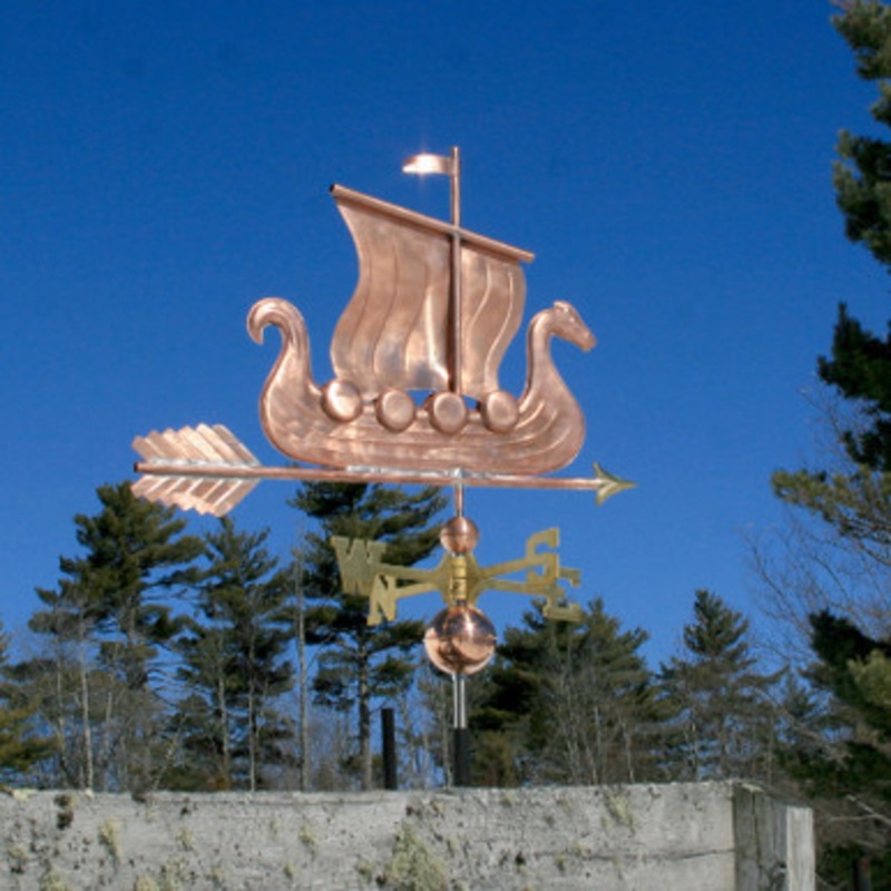 Viking Ship Weathervane 736