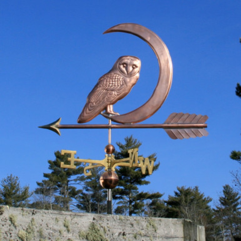Barn Owl and Moon Weathervane  190