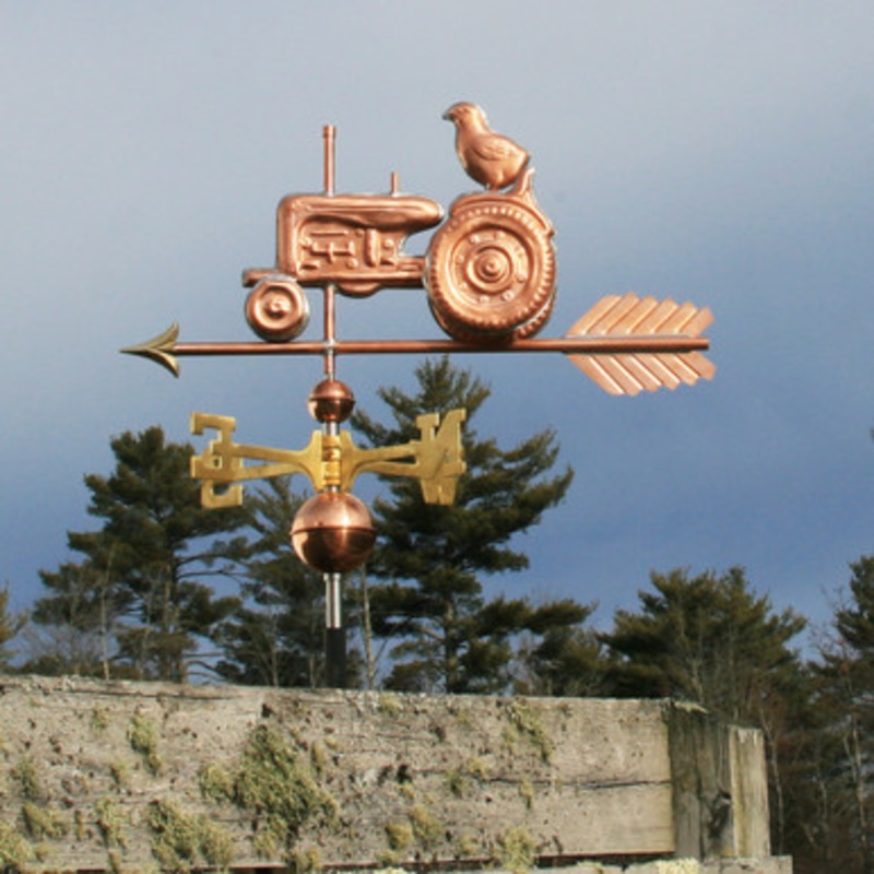 Chick on Tractor Weathervane   188