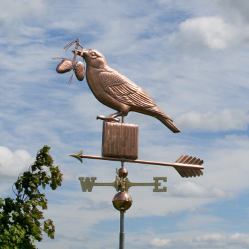 Crow with Pine Cones Weathervane  793