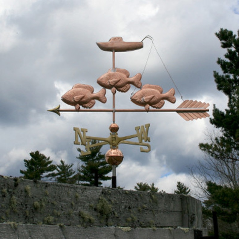Fish and Boat Weathervane  765