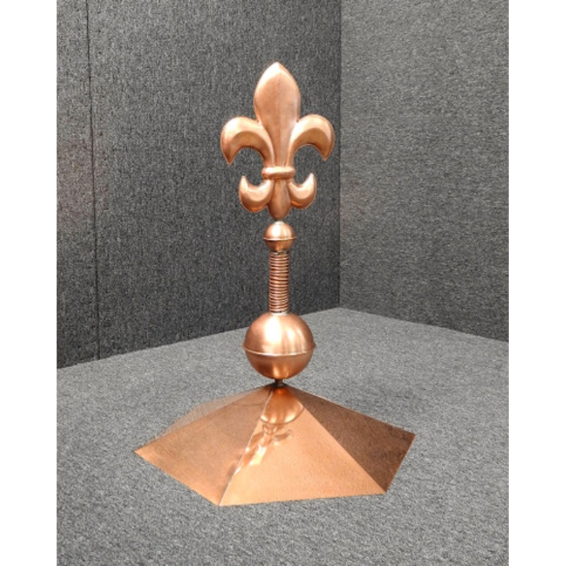 Gazebo Crown Cap with Fleur De Lis Finial  GC-226