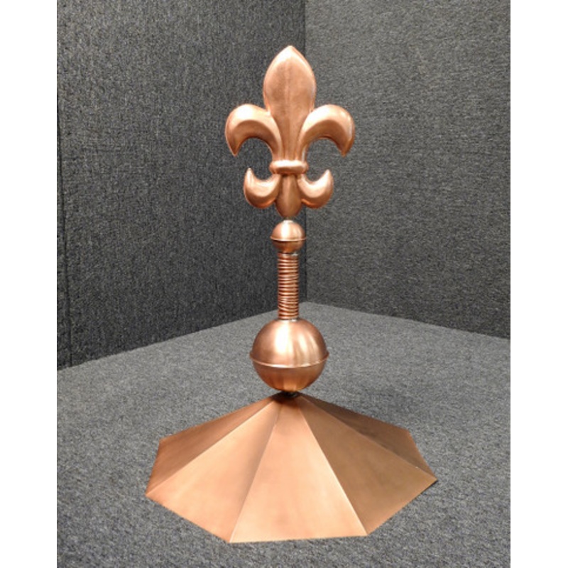 Gazebo Crown Cap  with Fleur de Lis  GC-210