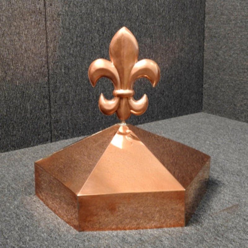 Gazebo Crown Cap with Fleur de Lis  GC-217