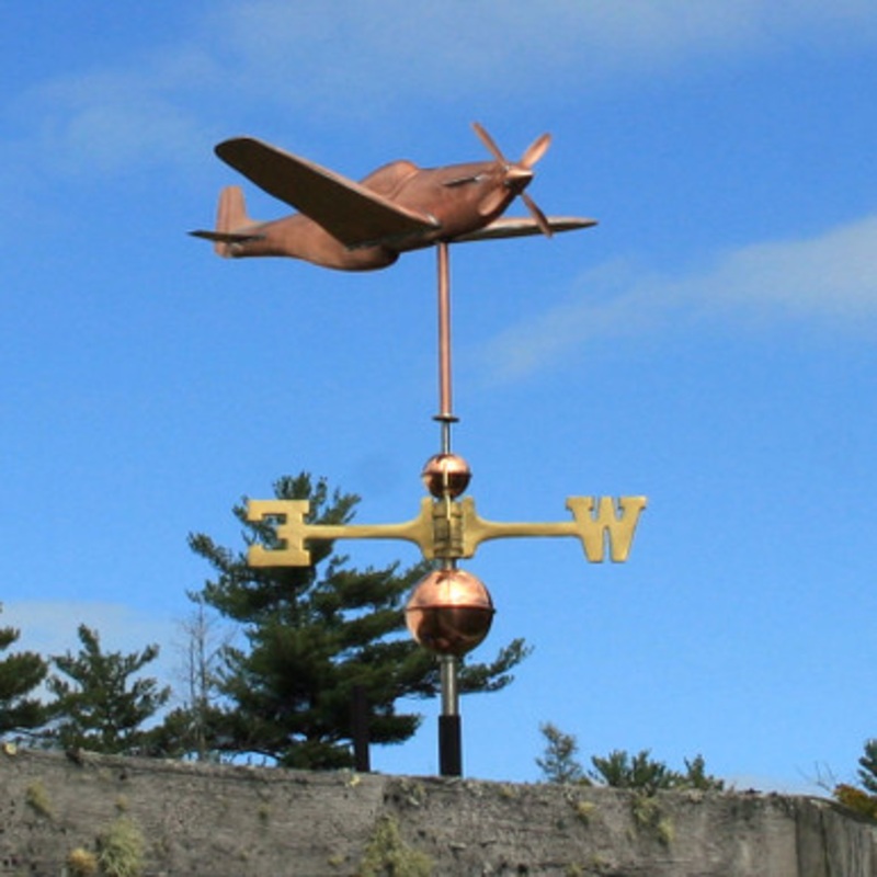 P51 Mustang Fighter Airplane Weathervane  589