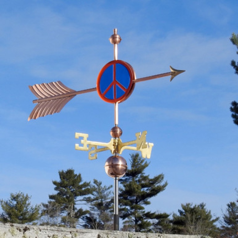 Peace Sign Weathervane   438