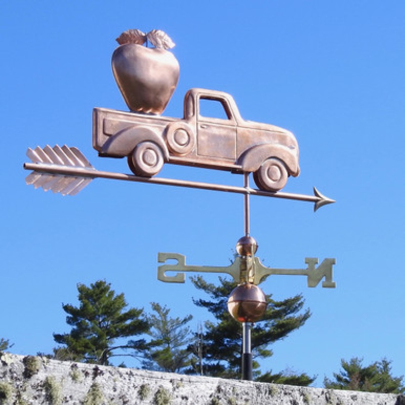 Pickup and Apple Weathervane    388