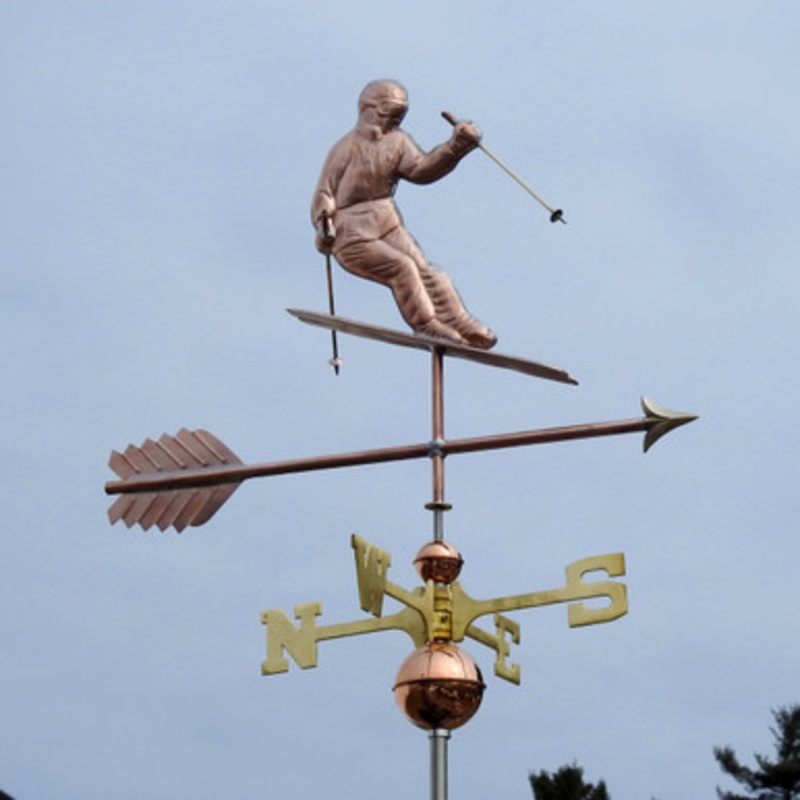 Skier Weathervane   187