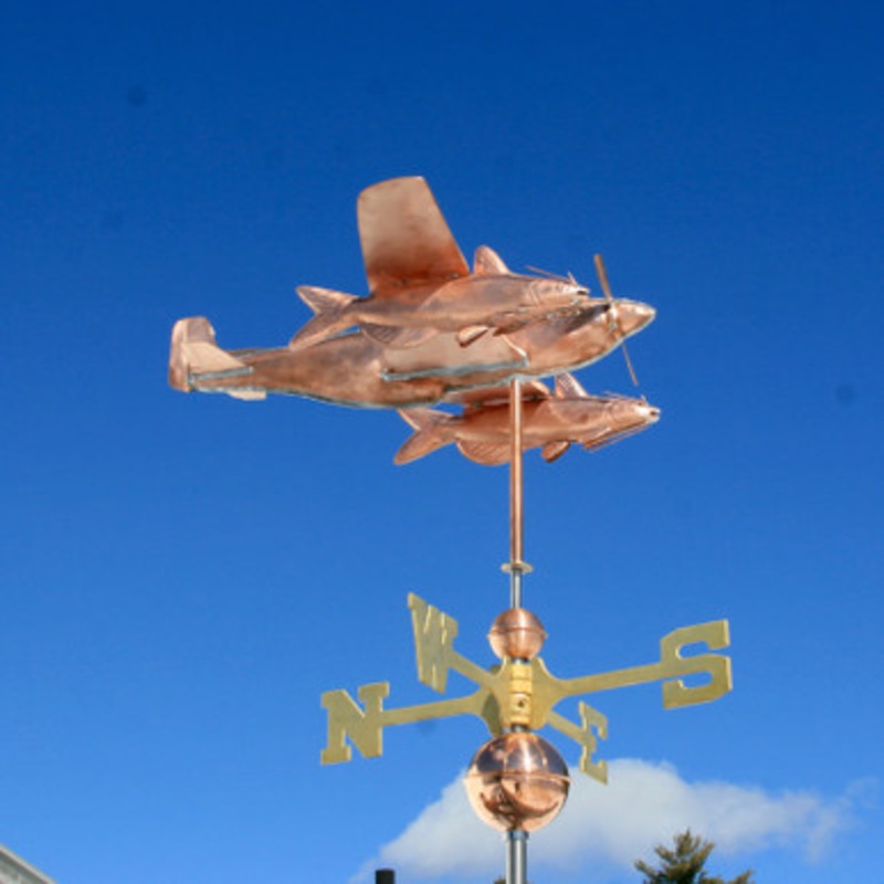 Southern Fighter Airplane Weathervane  739