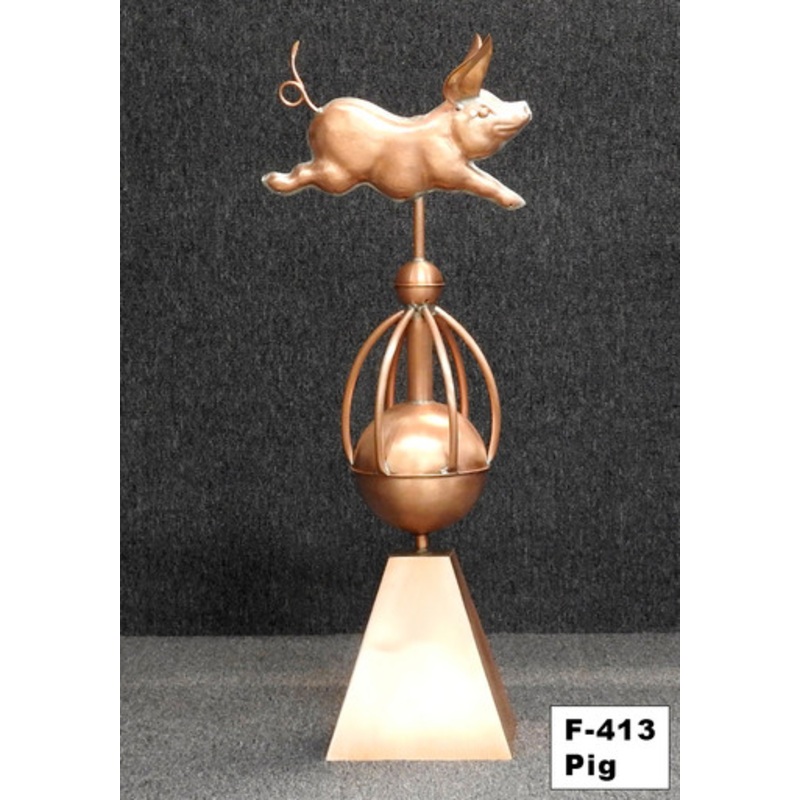 Sphere Finial with Skirt     F-113