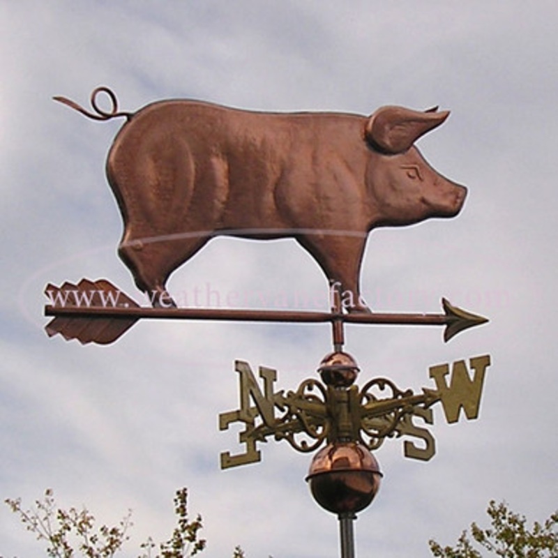 Standing Pig Weathervane  248